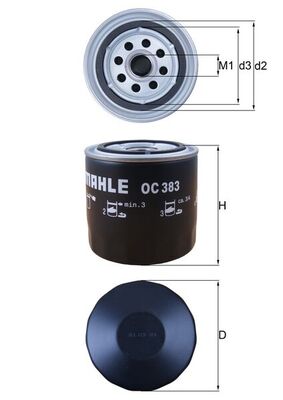 Oil Filter - OC 383 KNECHT