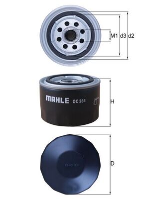 Oil Filter - OC 384 KNECHT