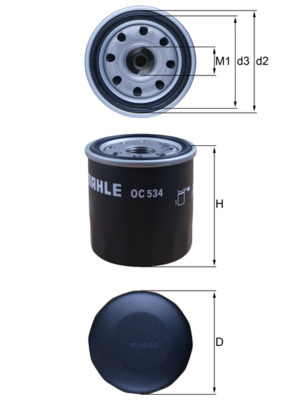 Oil Filter - OC 534 KNECHT