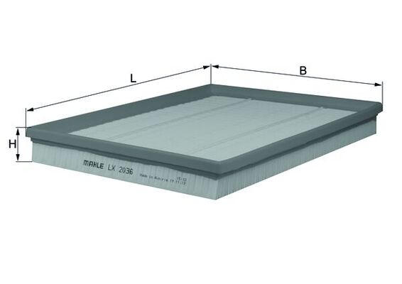 Filtro aria - LX 2036 KNECHT