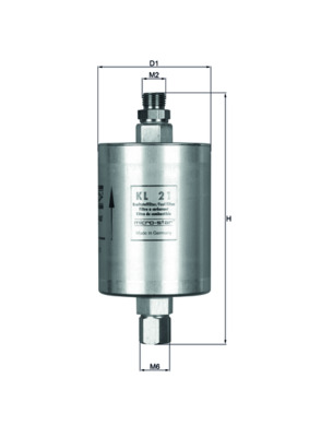 Fuel filter - KL 21 KNECHT