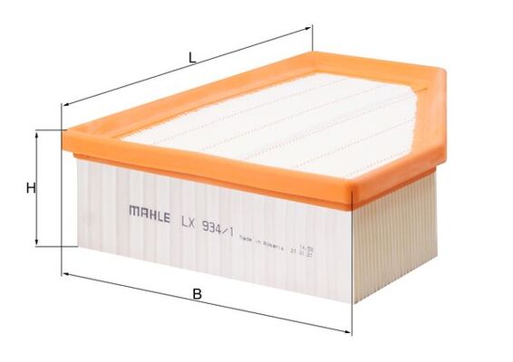 Air Filter - LX 934/1 KNECHT