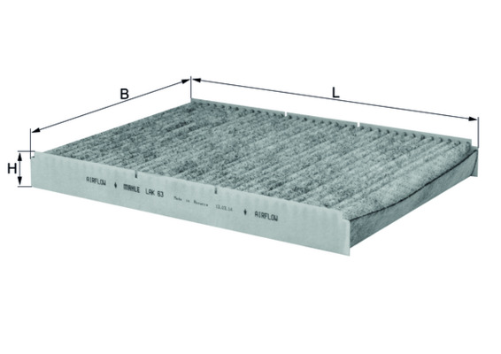 filtras, salono oras - LAK 63 KNECHT