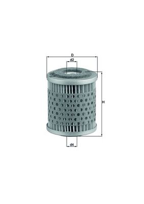 Fuel filter - KX 38 KNECHT