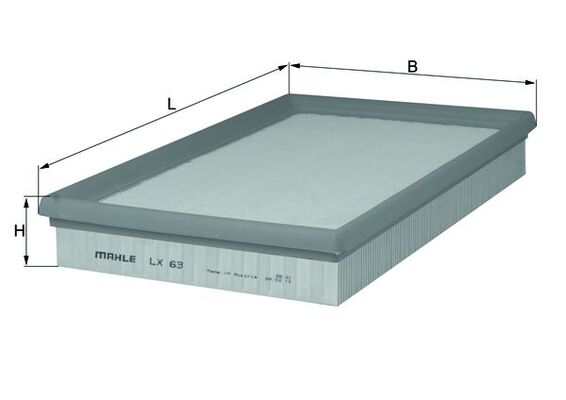 Filtro aria - LX 63 KNECHT