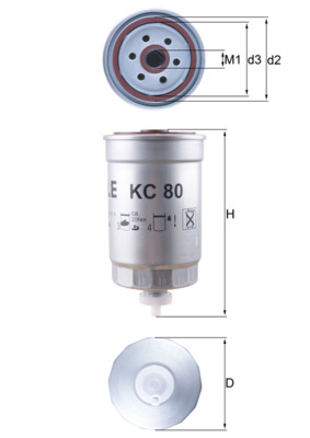 kuro filtras - KC 80 KNECHT