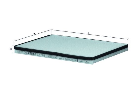 Filter, interior air - LA 108 KNECHT