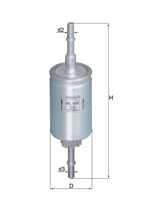 Fuel filter - KL 458 KNECHT
