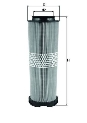 Filtro aria - LX 1020 KNECHT