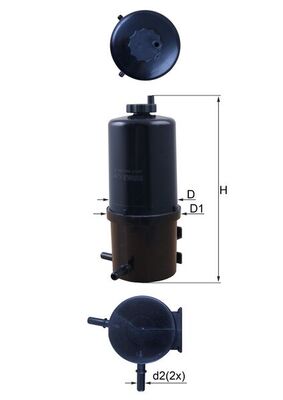 Filtro carburante - KL 787 KNECHT