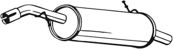 Silenziatore posteriore - 135-137 BOSAL