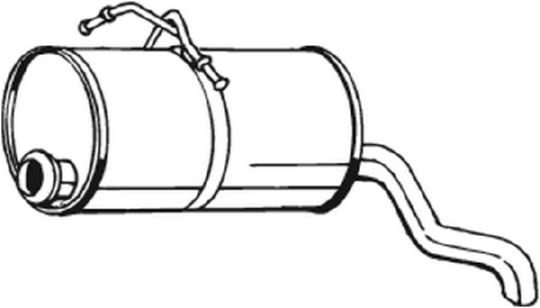 End Silencer - 135-225 BOSAL