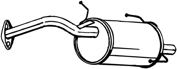 End Silencer - 145-333 BOSAL