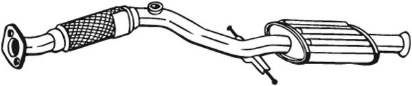 Front Silencer - 165-295 BOSAL