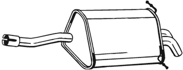 End Silencer - 175-035 BOSAL