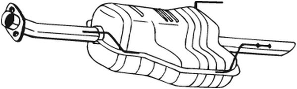 Silenziatore posteriore - 185-605 BOSAL