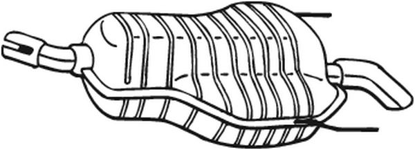 Silenziatore posteriore - 185-469 BOSAL