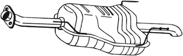 End Silencer - 185-457 BOSAL