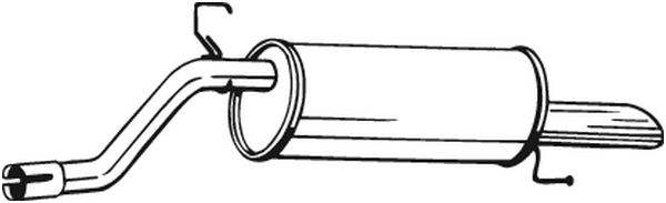 End Silencer - 185-181 BOSAL