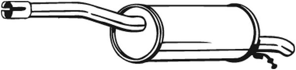 End Silencer - 200-005 BOSAL