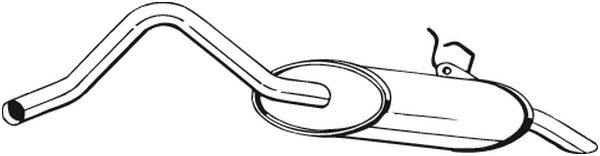 Silenziatore posteriore - 200-261 BOSAL