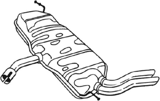 End Silencer - 227-231 BOSAL