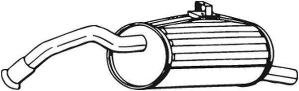 End Silencer - 228-205 BOSAL