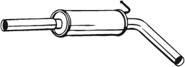 Middle Silencer - 233-633 BOSAL