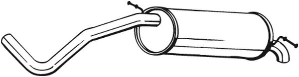 End Silencer - 233-635 BOSAL
