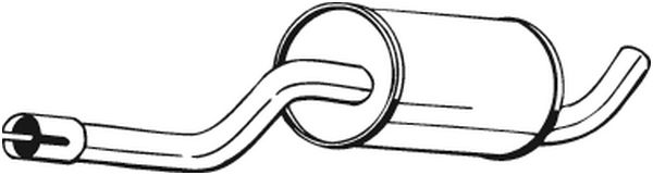 vidurinis duslintuvas - 235-259 BOSAL