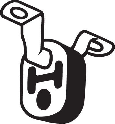 Nastro di gomma, Imp. gas scarico - 255-230 BOSAL