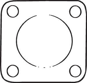 Gasket, exhaust pipe - 256-574 BOSAL