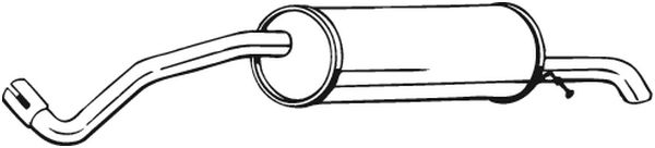 galinis duslintuvas - 281-897 BOSAL