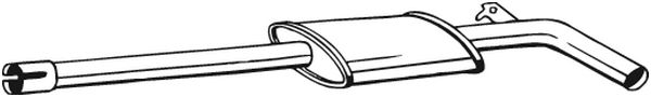 Silenziatore centrale - 280-291 BOSAL