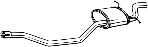 Silenziatore posteriore - 280-253 BOSAL