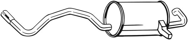 galinis duslintuvas - 279-573 BOSAL