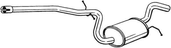 Silenziatore centrale - 281-469 BOSAL