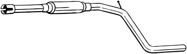 Middle Silencer - 281-957 BOSAL