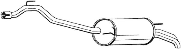 Silenziatore posteriore - 283-469 BOSAL