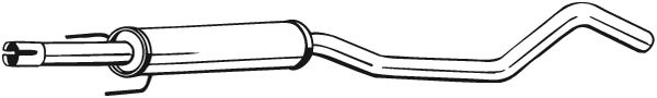 Middle Silencer - 285-957 BOSAL
