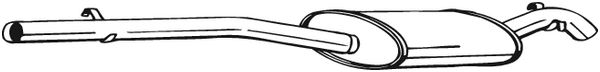 galinis duslintuvas - 287-195 BOSAL