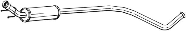 Middle Silencer - 287-287 BOSAL