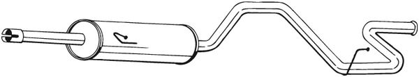 galinis duslintuvas - 287-357 BOSAL