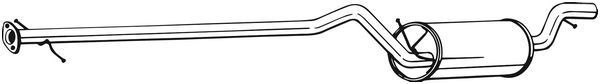 vidurinis duslintuvas - 287-077 BOSAL