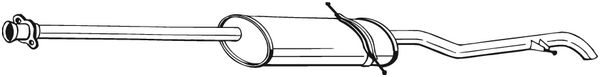 End Silencer - 289-031 BOSAL