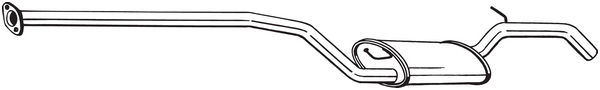Silenziatore centrale - 291-027 BOSAL