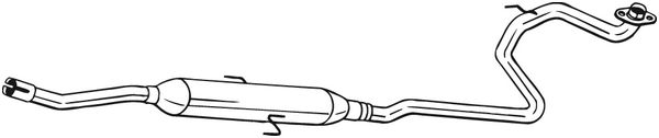 Middle Silencer - 291-029 BOSAL