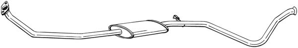 Silenziatore centrale - 291-891 BOSAL