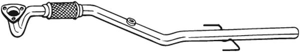 Exhaust Pipe - 878-375 BOSAL