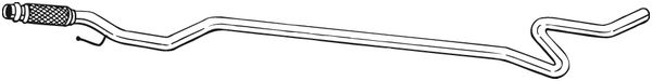 Tubo gas scarico - 950-101 BOSAL